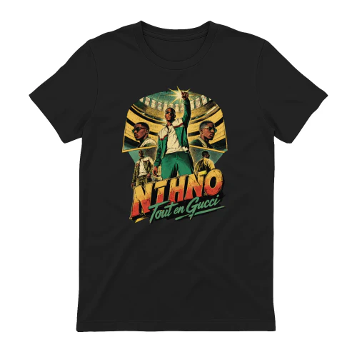 Ninho Merch Tout en Gucci Art Rétro