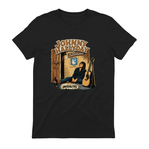Johnny Hallyday Merch Insolitudes Vintage Acoustic Art