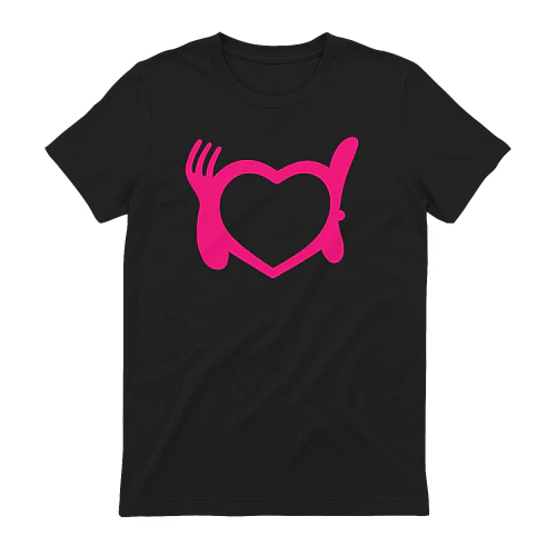 Les Enfoirés Merch Cœur Fourchette Couteau Solidarité