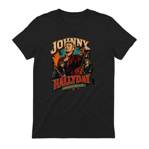 Johnny Hallyday Merch Zénith de Toulouse Vintage Concert