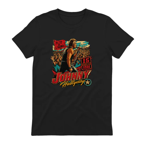 Johnny Hallyday Merch Fête de l'Huma  Vintage