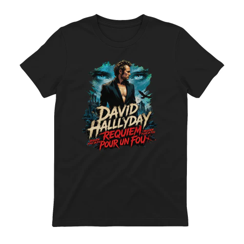 David Hallyday Merch Requiem Pour Un Fou Cinematic Art