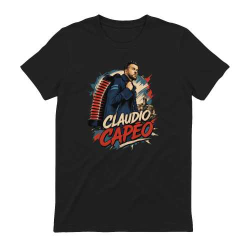 Claudio Capéo Merch Accordéoniste Vintage Comic Art