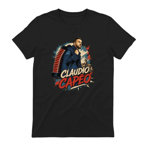 Claudio Capéo Merch Accordéoniste Vintage Comic Art