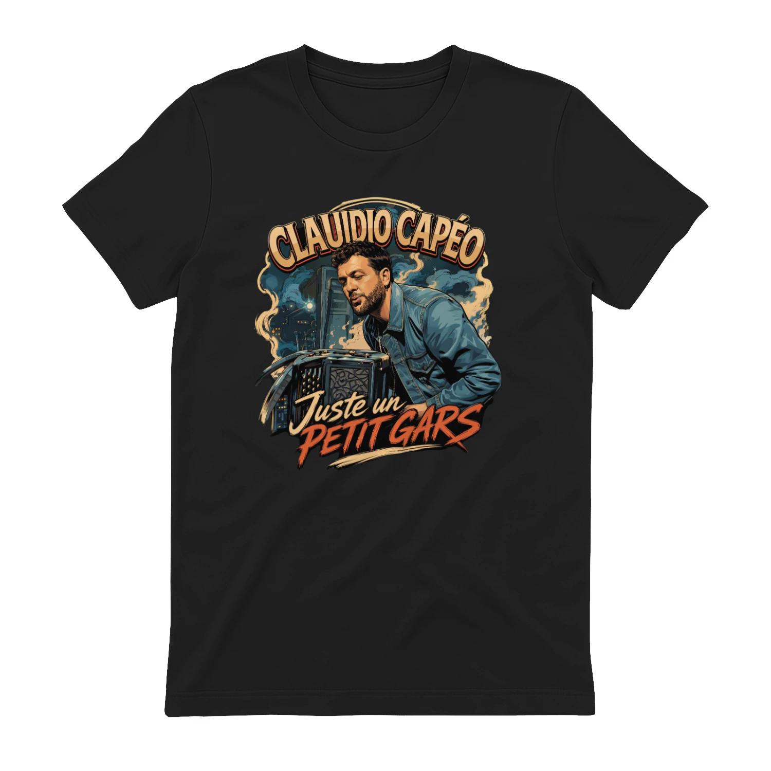 Claudio Capéo Merch Juste un Petit Gars Vintage Graphic