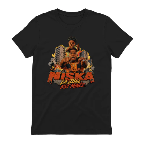 Niska Merch La Zone Est Minée Art Urbain