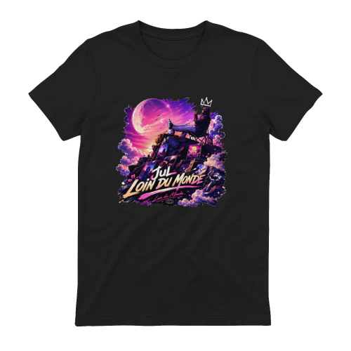 Jul Merch Loin Du Monde Retrowave Art
