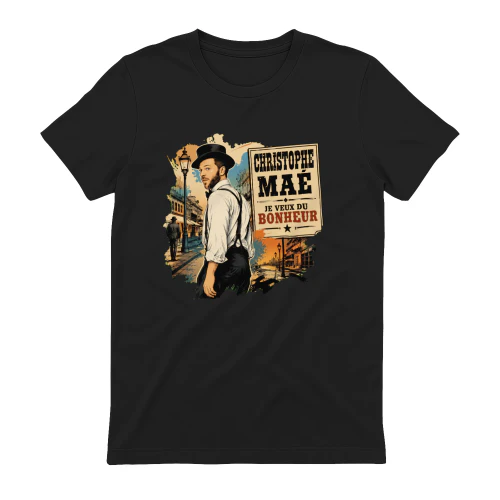 Christophe Maé Merch Je Veux Du Bonheur Rétro