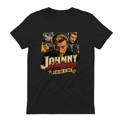 Johnny Hallyday Merch Ce Que Je Sais Vintage Art