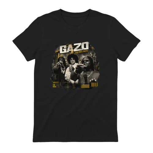 Gazo Merch Que Des Faits Graphic Rap Vintage