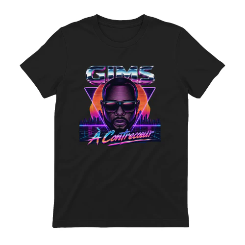 Gims Merch À Contrecoeur Synthwave Retro