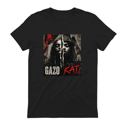 Gazo Merch KMT Rip Effect Vintage Graphic