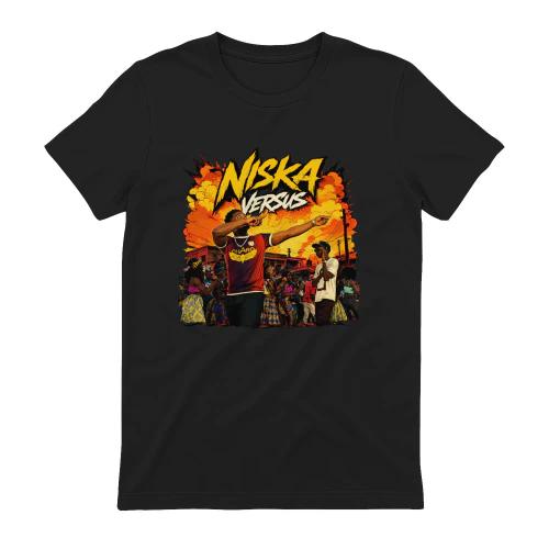 Niska Merch Versus Charo Explosion Graphic