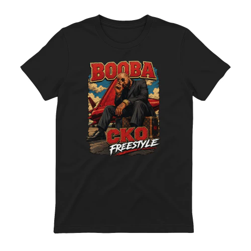 Booba Merch CKO Freestyle Comic Noir Graphic