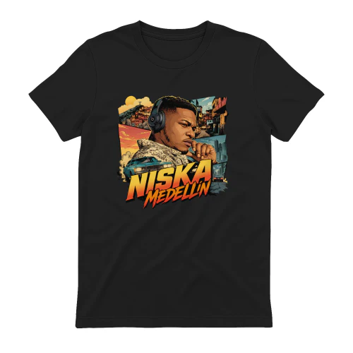 Niska Merch Medellin Urban Comic Graphic Style