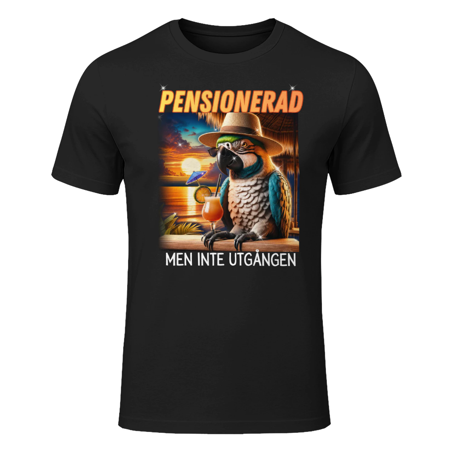 Pensionerad men inte utgången -t shirten (4.7/5⭐⭐⭐⭐⭐)