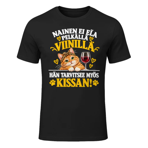 Kissa-T-paita