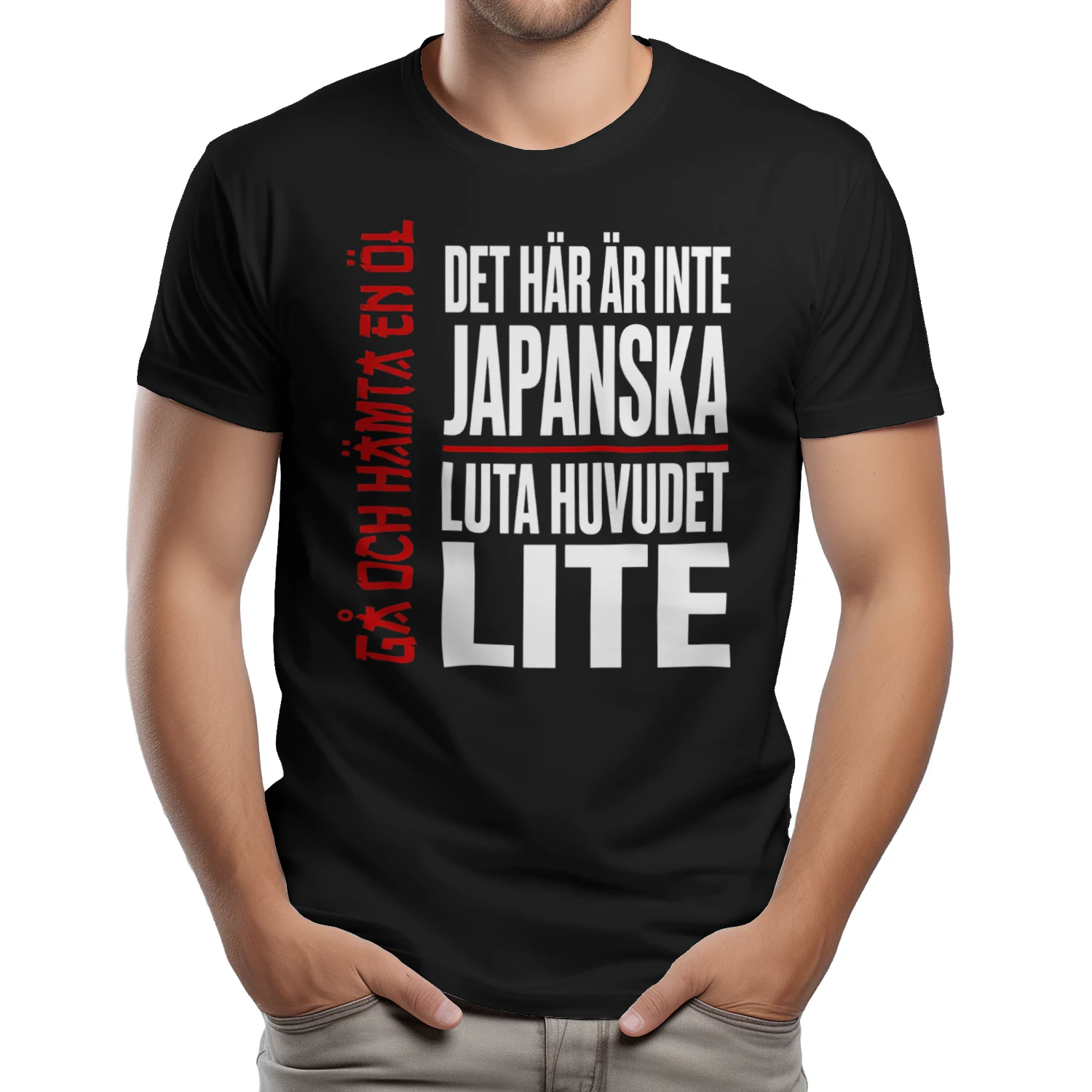 Optisk Illusion – Svensk Humor T-Shirt