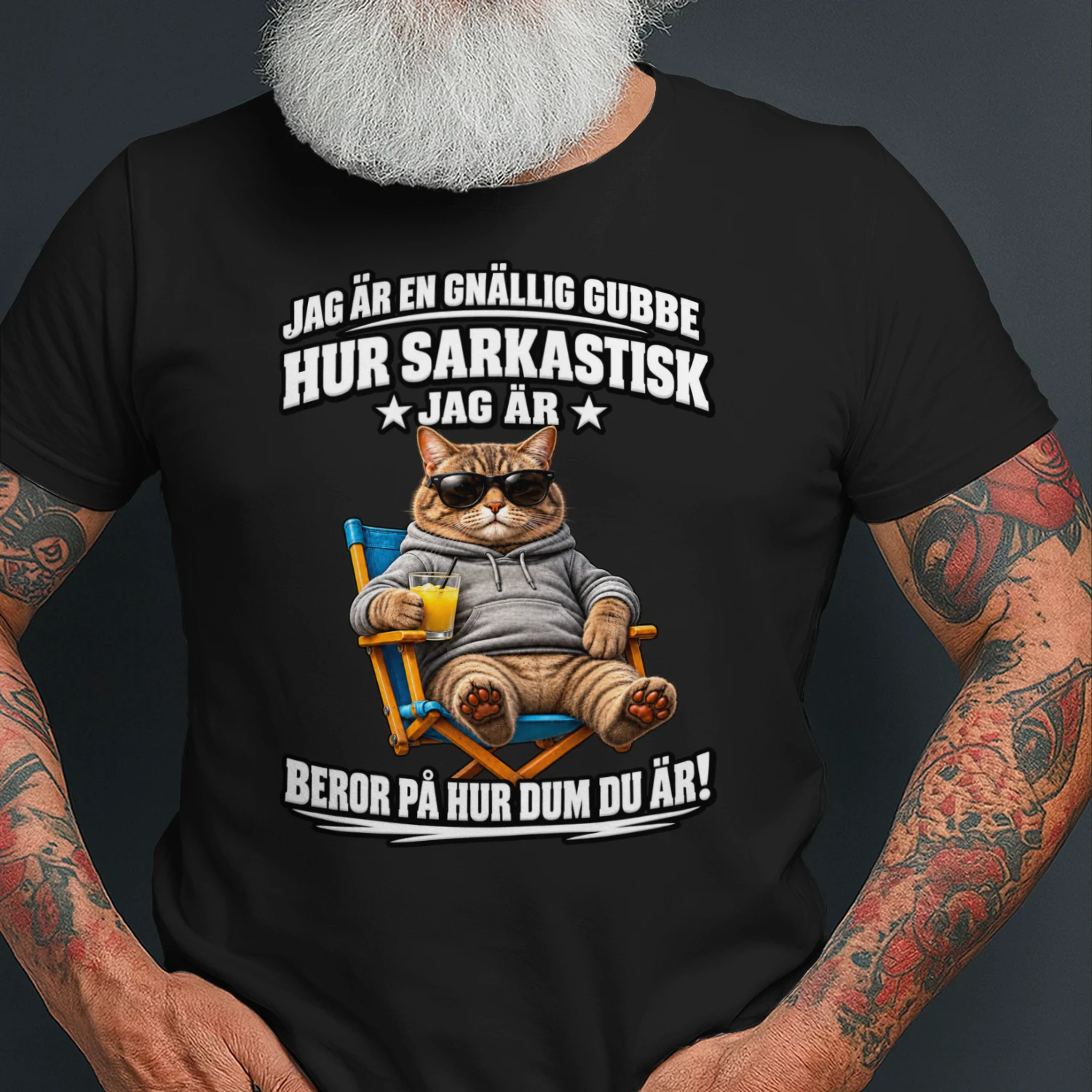 Jag Är En Gnällig Gubbe – Sarkastisk T-Shirt