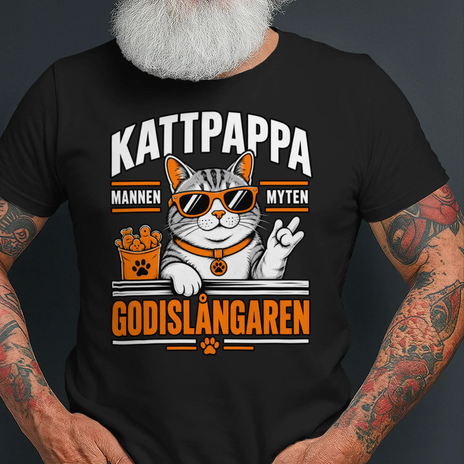 Kattpappa – Mannen, Myten, Godislångaren T-Shirt