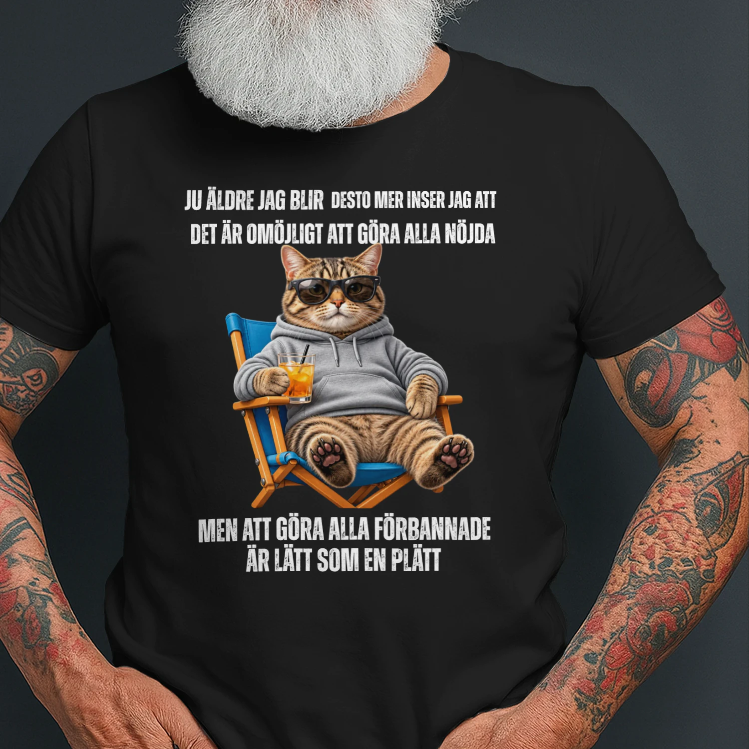JU ÄLDRE JAG BLIR t-shirten