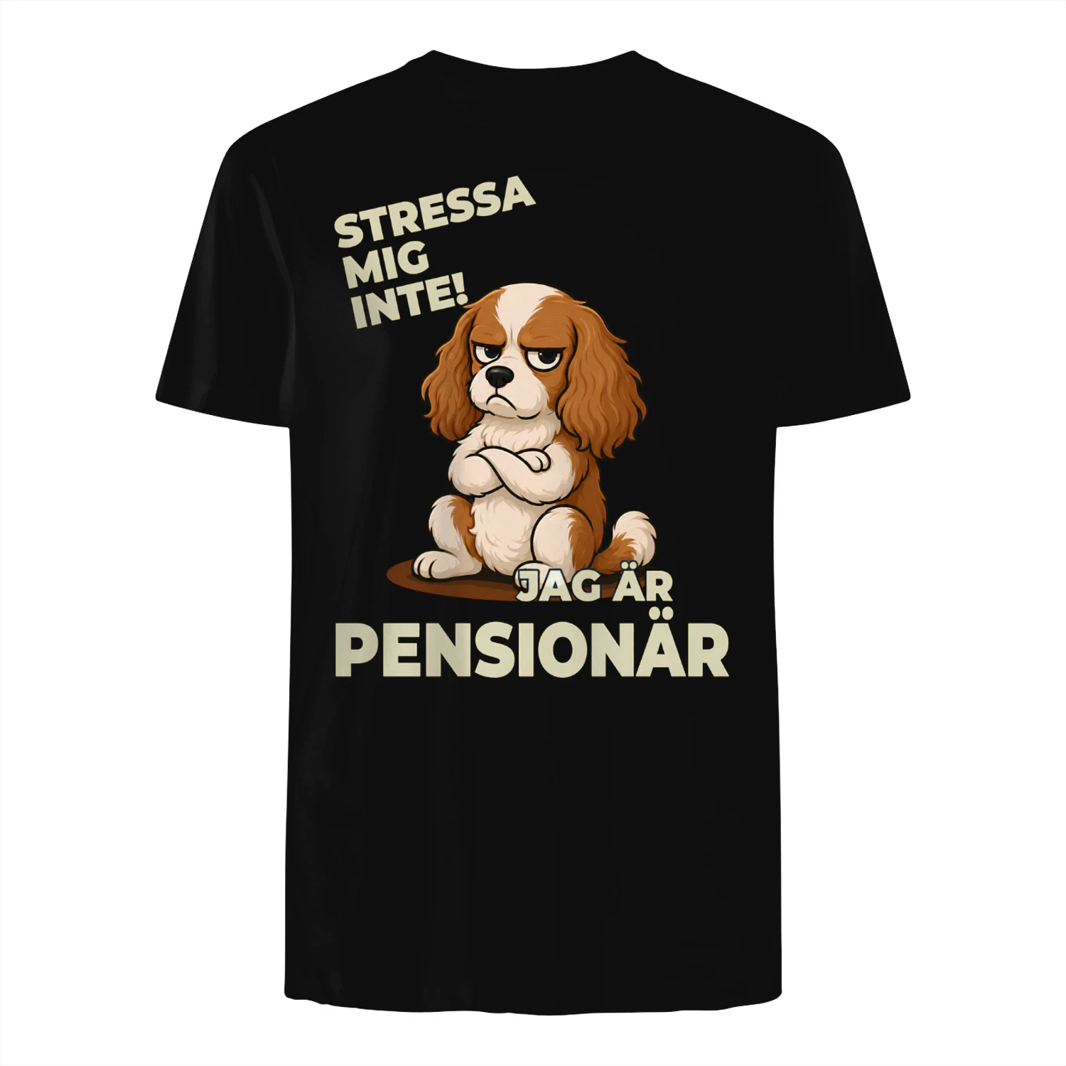 T-shirt Swedish- stressa mig inte! jag är pensionär