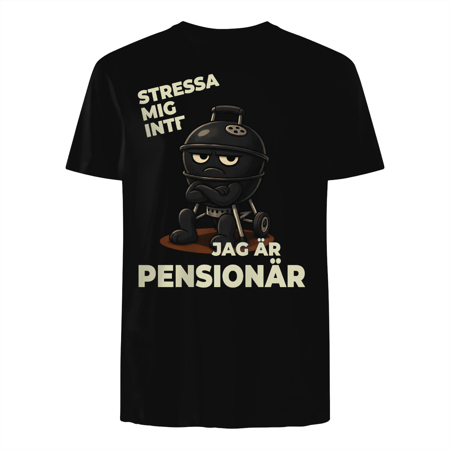 T-shirt Swedish- stressa mig inte! jag är pensionär