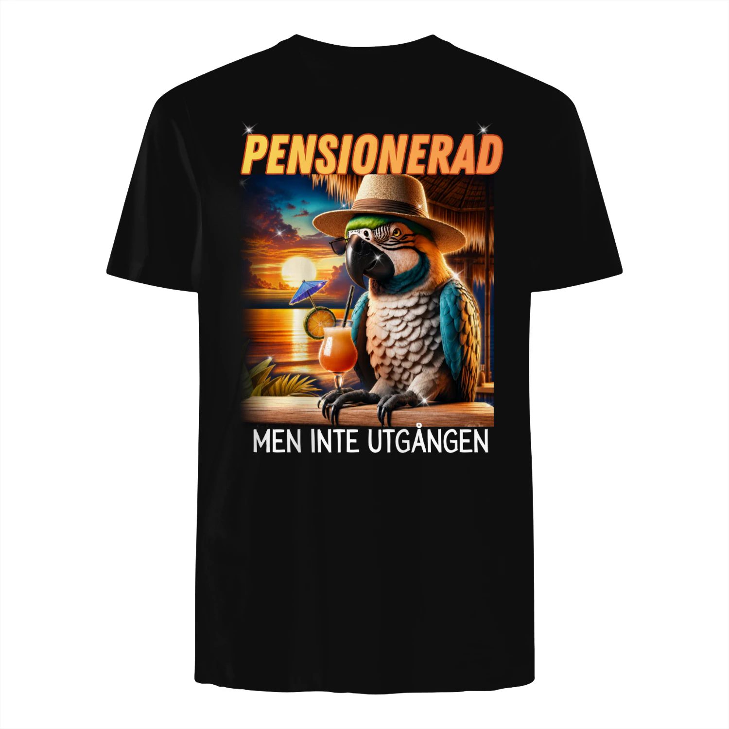 Pensionerad men inte utgången -t shirten (4.7/5⭐⭐⭐⭐⭐)