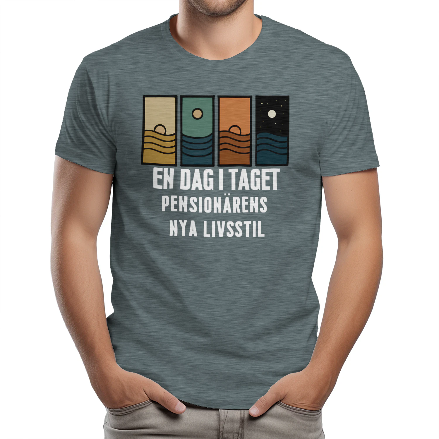 Pensionär T-Shirt – En Dag i Taget