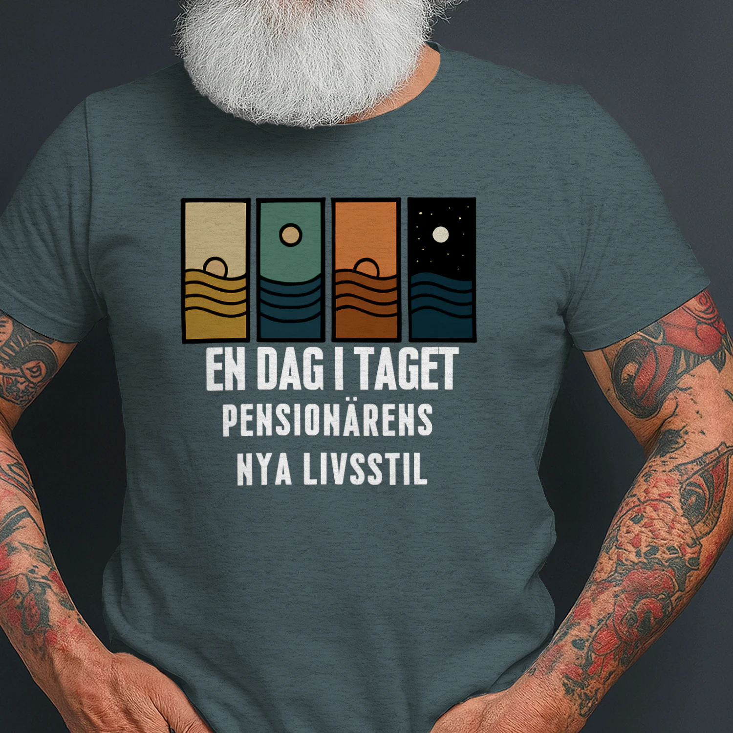 Pensionär T-Shirt – En Dag i Taget