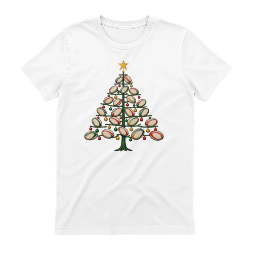 Rugby Balls Christmas Tree