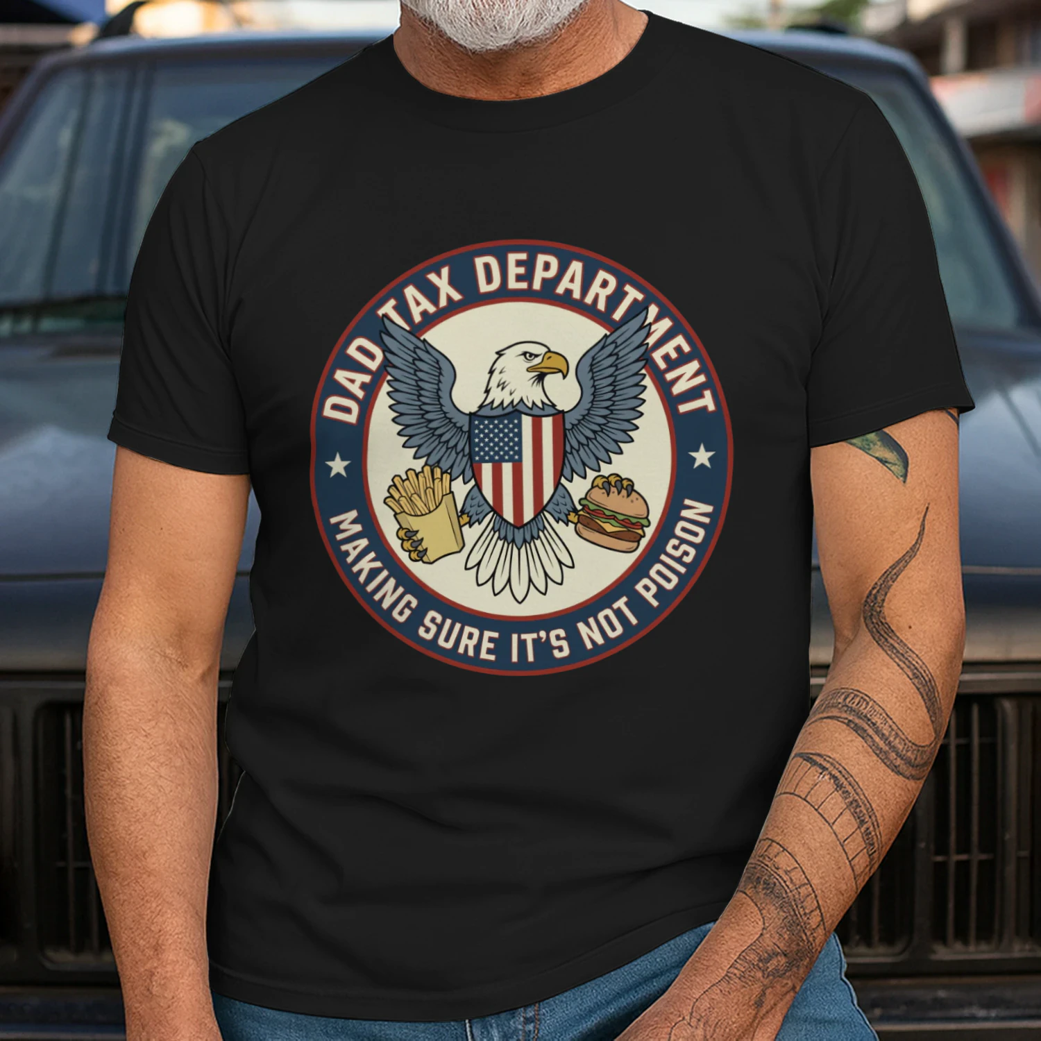 dad tax departmnt making sure it's not poison