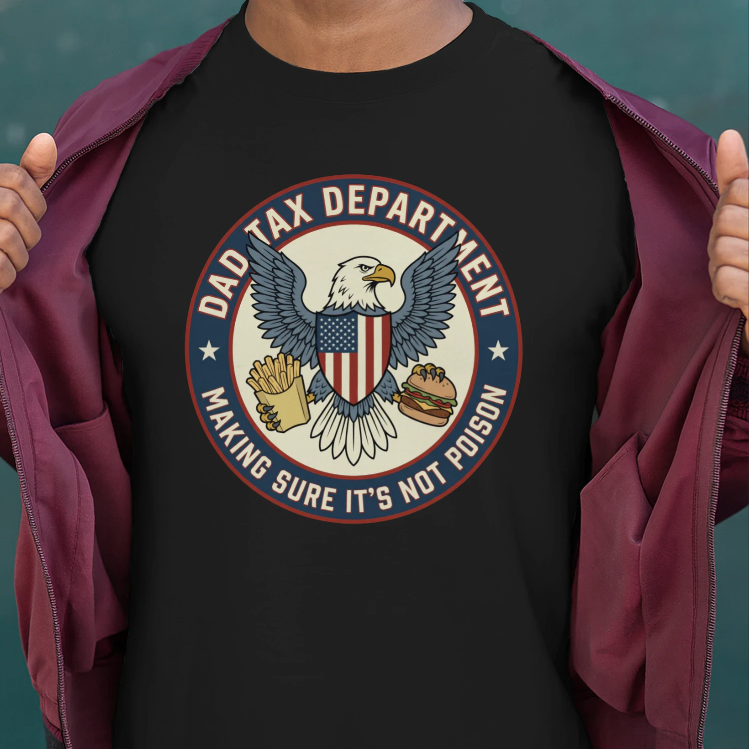 dad tax departmnt making sure it's not poison