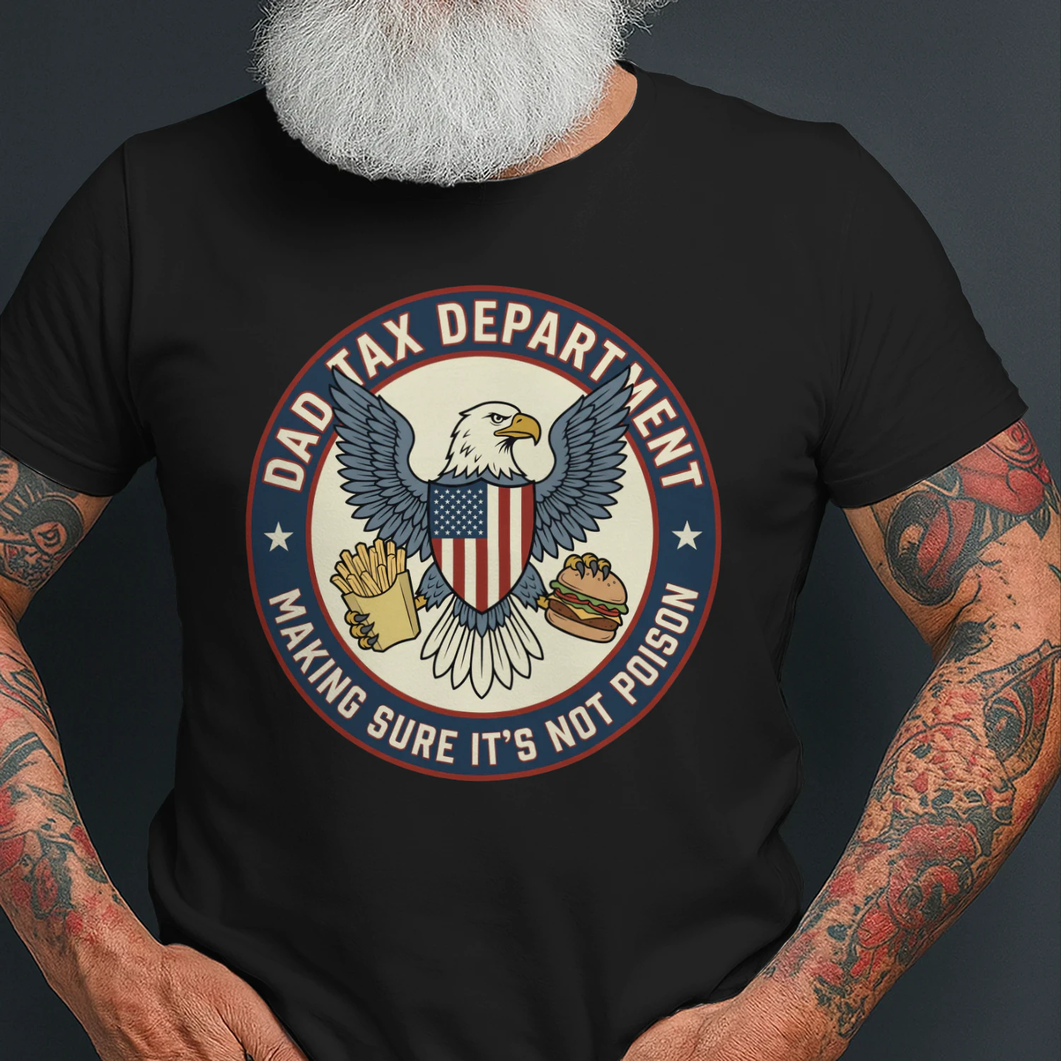 dad tax departmnt making sure it's not poison