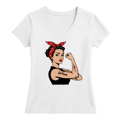 Women's Organic V-Neck Tee