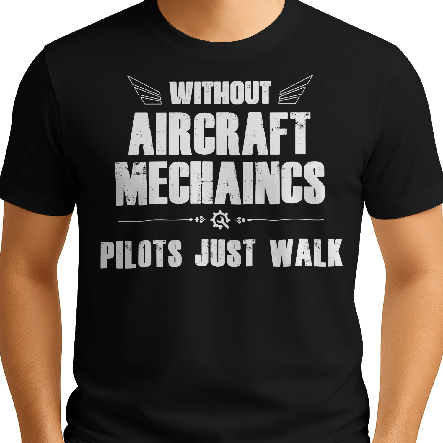 Without aircraft mechanics - pilots just walk