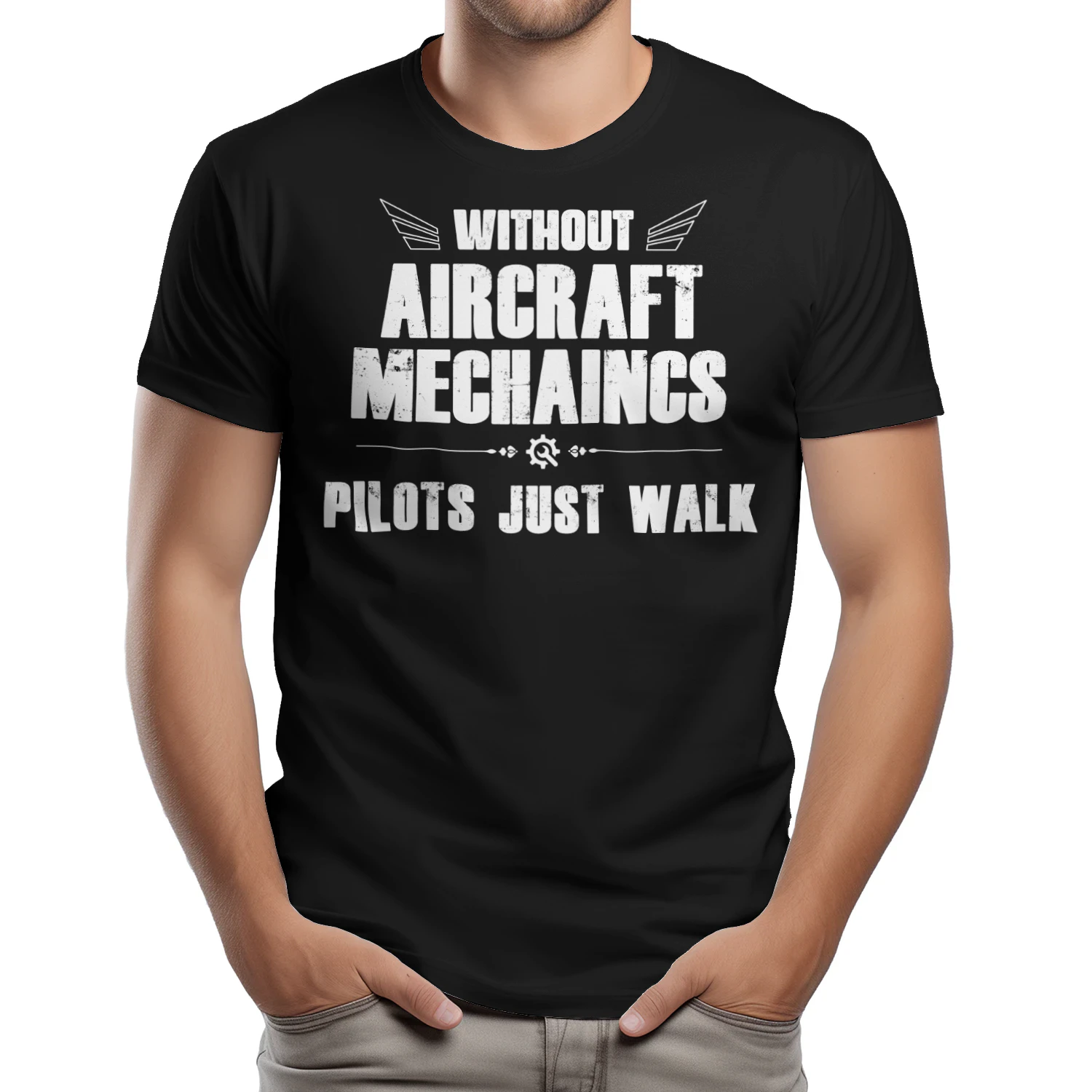 Without aircraft mechanics - pilots just walk