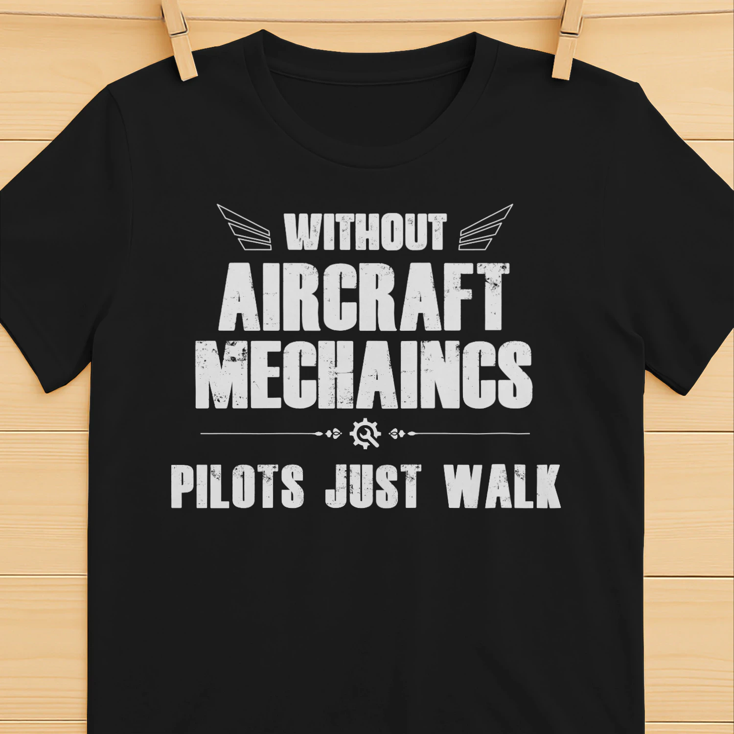 Without aircraft mechanics - pilots just walk