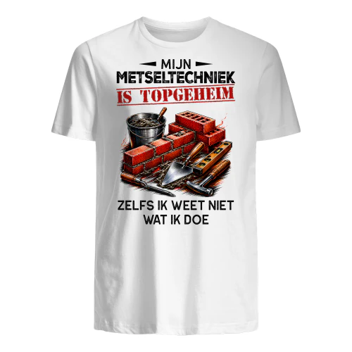 MIJN METSELTECHNIEK IS TOPGEHEIM