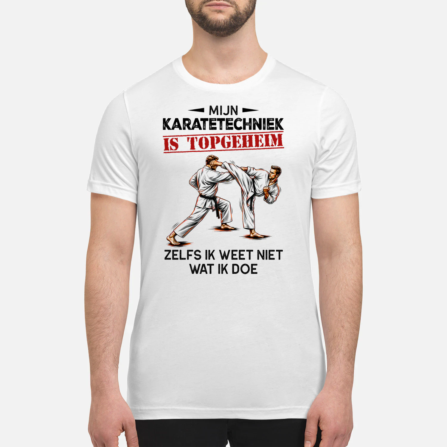 MIJN KARATETECHNIEK IS TOPGEHEIM