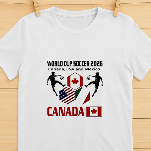 World Cup Soccer 2026 Canada USA and Mexico shirt