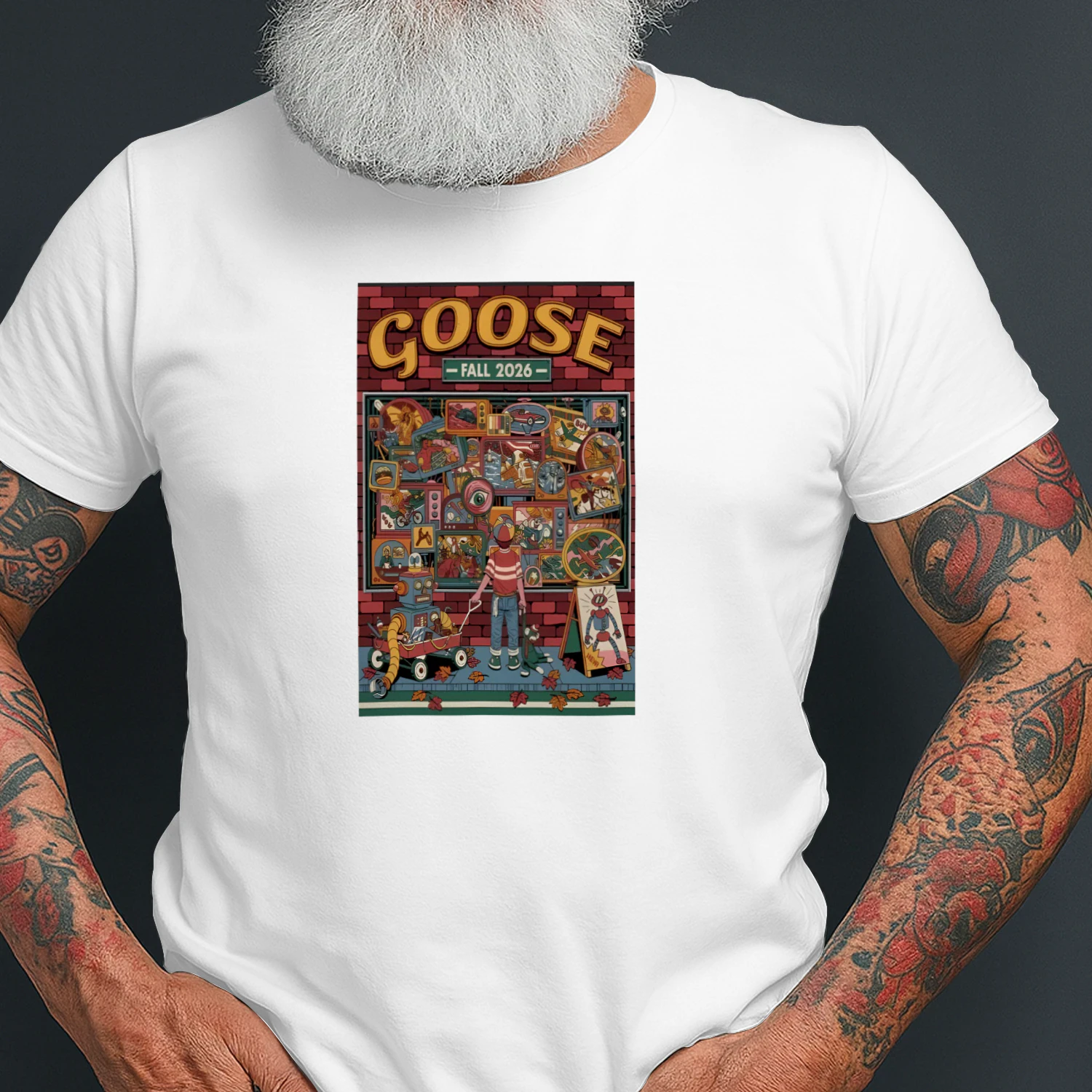 Official Goose Fall Tour 2026 Poster Shirt