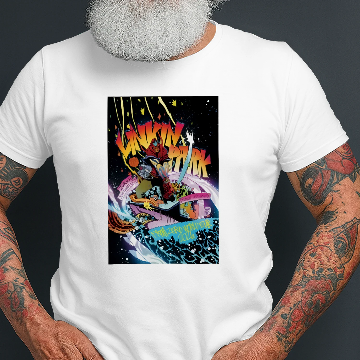 Official Linkin Park Concert Zürich, Switzerland June 30 2026 Poster Shirt