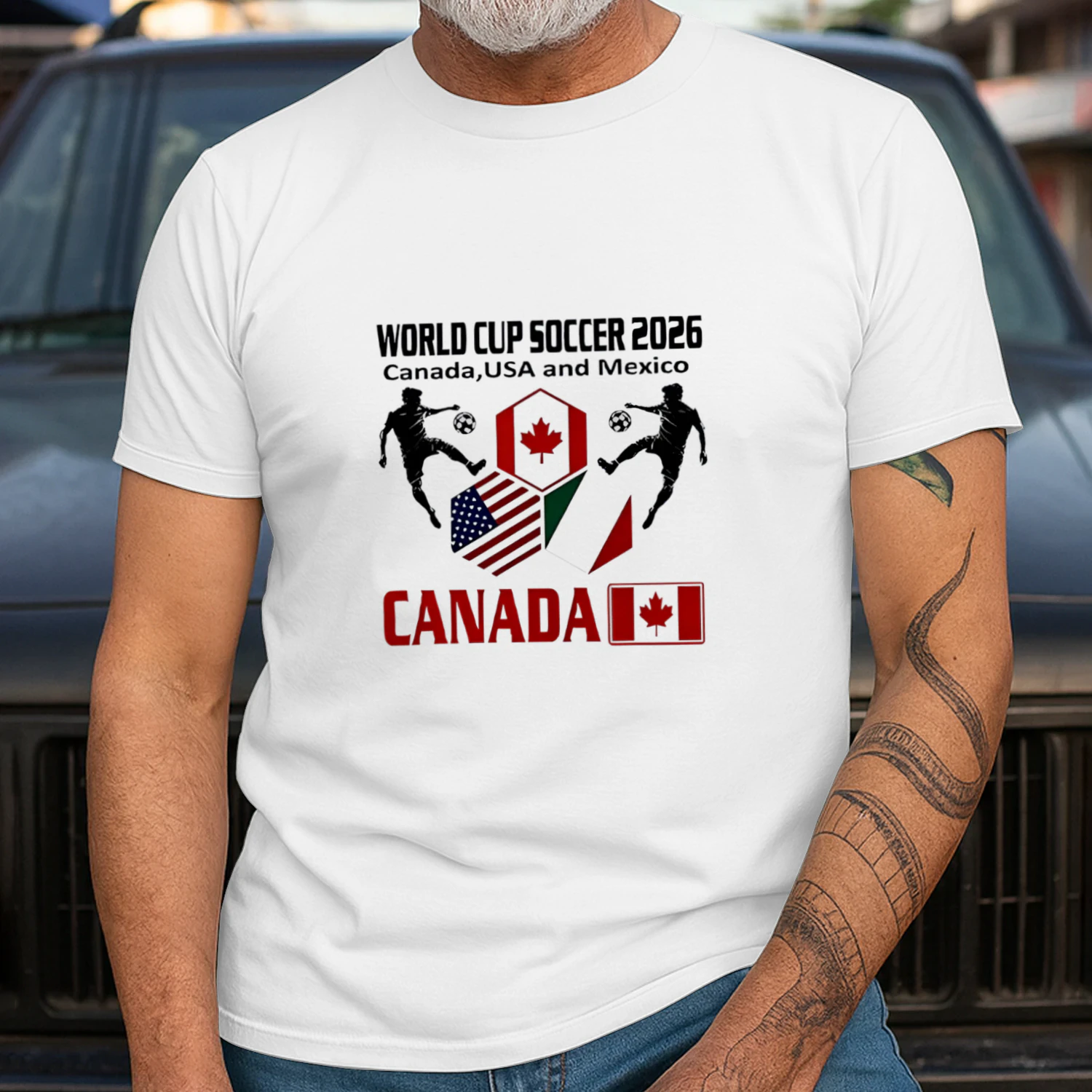 World Cup Soccer 2026 Canada USA and Mexico shirt