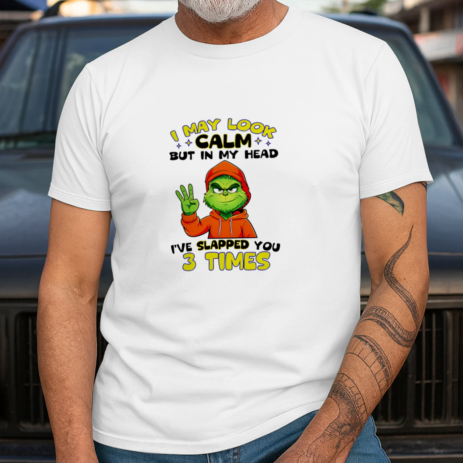 I May Look Calm but in My Head I Have Slapped You 3 Times shirt