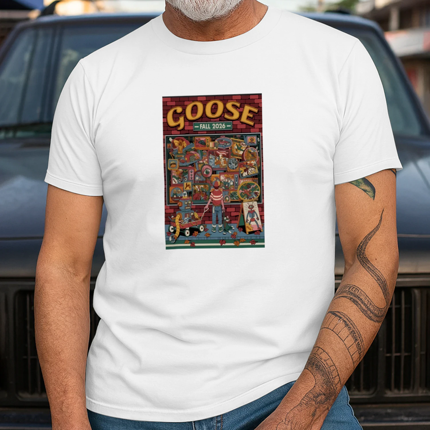 Official Goose Fall Tour 2026 Poster Shirt