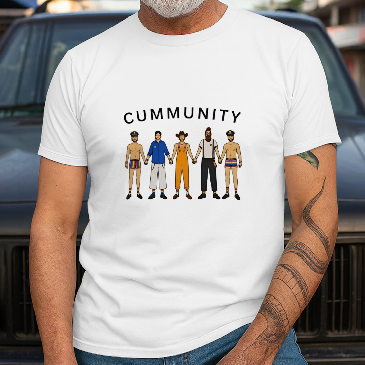 Cummunity Pride Group LGBTQ Community Rainbow shirt