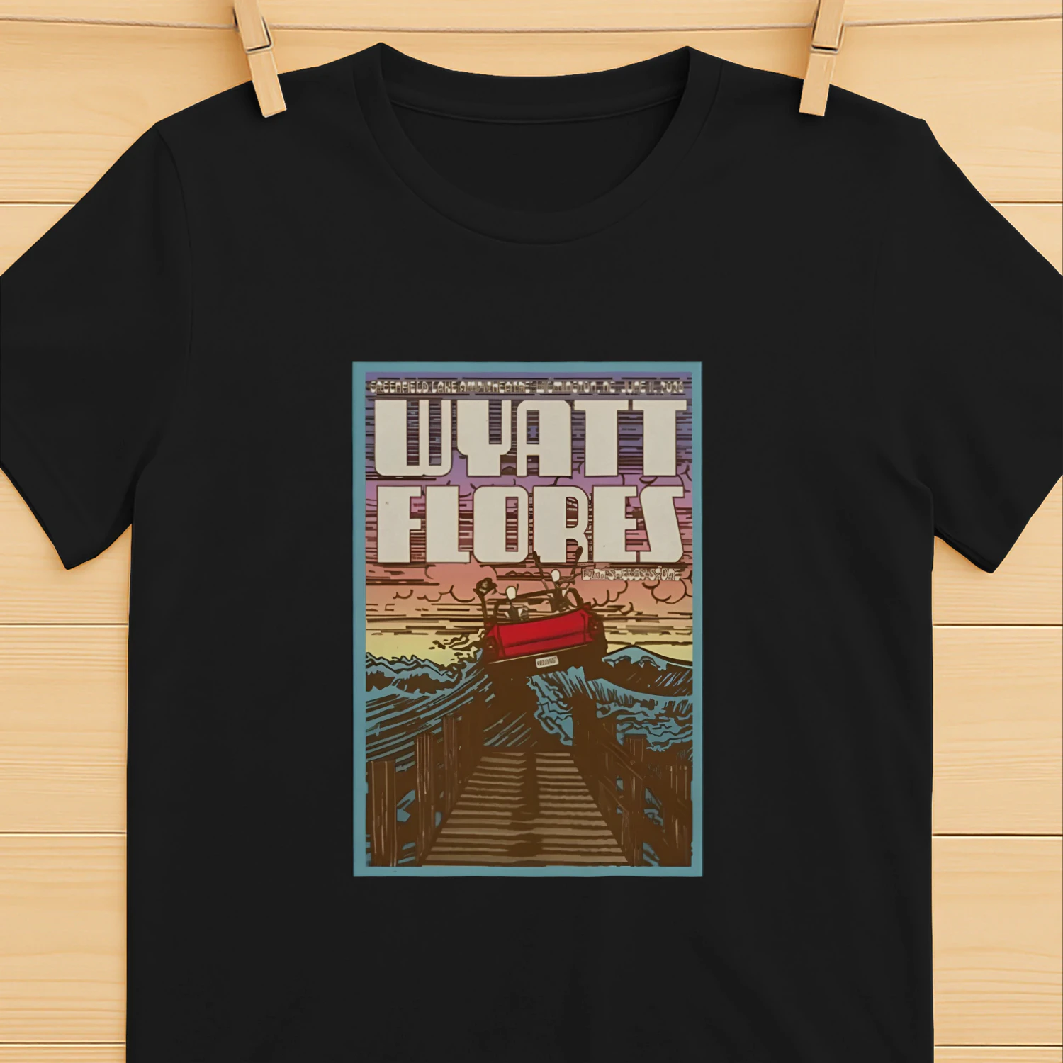 Official Wyatt Flores Jun 11, 2026 Wilmington, NC Poster Shirt