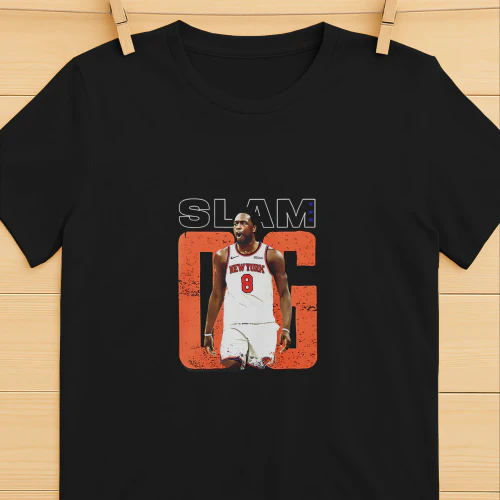 OG Anunoby New York Knicks NBA 2026 Slam graphic shirt