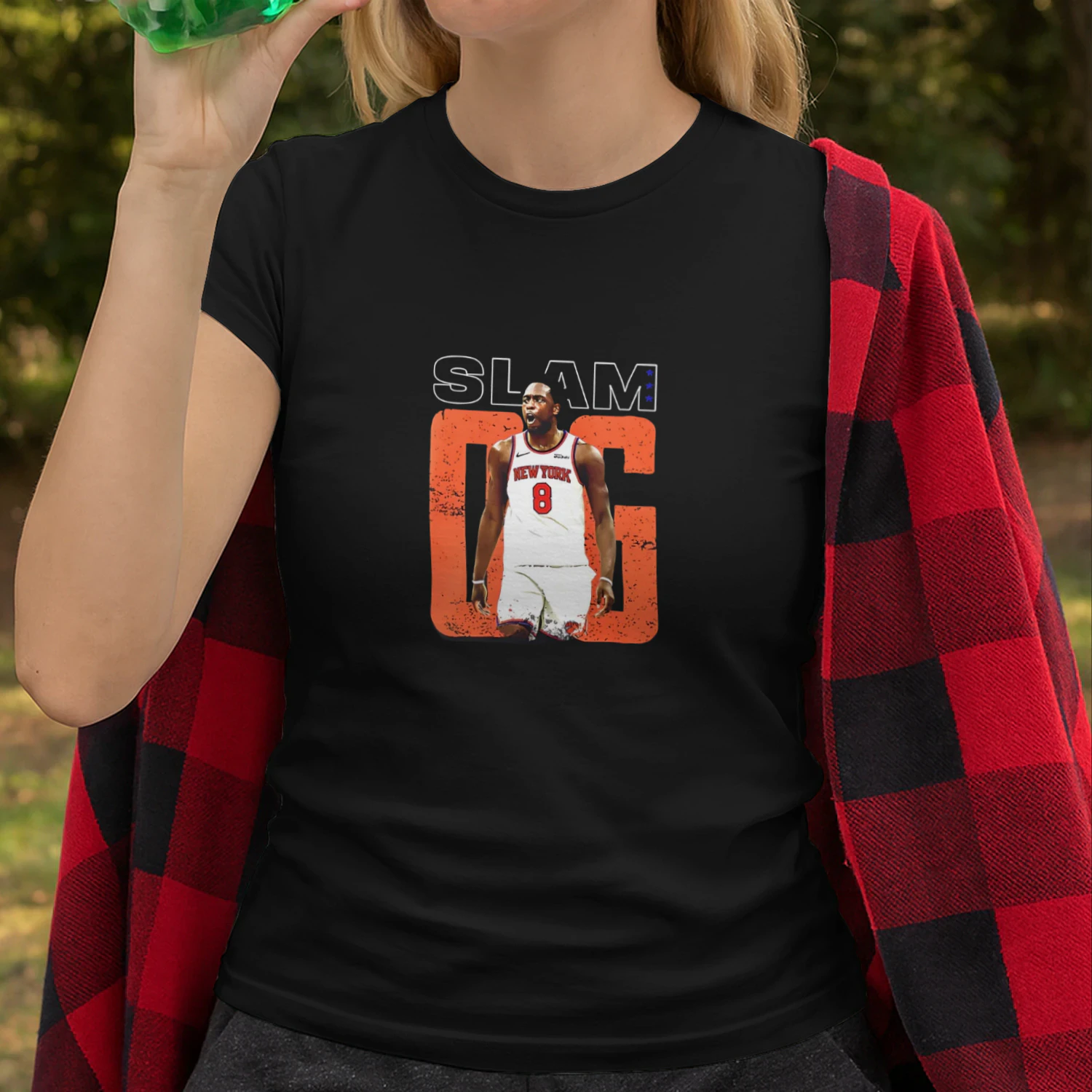 OG Anunoby New York Knicks NBA 2026 Slam graphic shirt